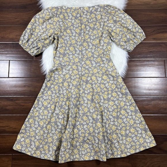 Rebecca Taylor La Vie Size Large Chamomile Margeaux Meadow‎ Poplin Dress - Picture 8 of 12